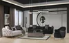Sofa 3 Sitzer Couch Moderne Luxus Polster Wohnzimmer Textil Produktbild-Vorschau 4