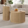 MODFU salontafel, 2-delig, met 3D streepmotief, set Productafbeelding-voorbeeld 9