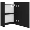 vidaXL Zrkadlová skrinka do kúpeľne čierna 62,5x20,5x64 cm Náhľad obrázku produktu 9