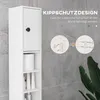 Úzká koupelnová skříňka kleankin, vysoká skříňka se Náhled obrázku produktu 5