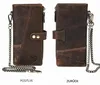 Echtleder Crazy Horse Leder Reisen Geschenk Münztasche Produktbild-Vorschau 3