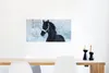 MuchoWow® Poster Pferd - Schnee - Wald 80x40 cm - Wanddeko Produktbild-Vorschau 5