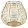 H&S Dekoration Windlicht 20 cm gold Produktbild-Vorschau 2