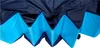 A close-up view of the folded bottom edge of a navy and blue dog pool, showing its accordion-like structure. Anteprima dell’immagine prodotto