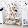 kleankin Badregal, 4 Ebenen Treppenregal, Leiterregal, Produktbild-Vorschau 2