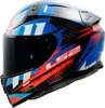LS2 Integralhelm FF811 Vector II Carbon XL Blau / Rot Produktbild-Vorschau 9