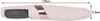 A product shot of an electric foot file with dimensions indicated. Voir les images du produit