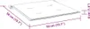 vidaXL Gartenstuhl-Kissen 4 Stk. Türkis 50x50x4 cm Stoff Produktbild-Vorschau 7
