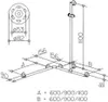 Keuco Plan / Plan Care Duschhandlauf 1097 x 1263 x 1097 mm Produktbild-Vorschau 2