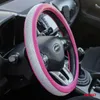 AMiO 02809 SWC-36 Lenkradbezug Ø37-39cm Rosa Lenkradhülle Produktbild-Vorschau 3