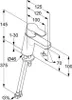 Kludi Pure&Easy WT-EH-Mischer DN15 ohne Ablaufgarnitur Produktbild-Vorschau 2