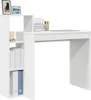 vidaXL Scrivania con ripiano bianco 100 x 40 x 90 cm Anteprima dell’immagine prodotto 3