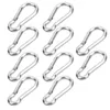 10Pcs Gancio a molla in acciaio inox a scatto Moschettone Anteprima dell’immagine prodotto 6