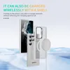 A white phone case and phone are shown with a wireless charger. Anteprima dell’immagine prodotto