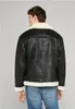 Bunda Urban Classics leren bikerjasje met imitatiebont, Productafbeelding-voorbeeld 2