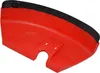 A red plastic guard with a black rubber edge, shown from a diagonal angle. Náhľad obrázku produktu