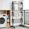 5 Ebenen Wäscheständer Turm,Platzsparender Produktbild-Vorschau 2