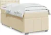 Boxspringbett mit Matratze Creme 90x200 cm Stoff 3286970 Produktbild-Vorschau 1