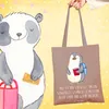 Mr. & Mrs. Panda Jutebeutel Ein schwieriges Gespräch führen Produktbild-Vorschau 2