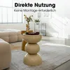 Mica Decorations Table d'appoint Luna - 32x32x46 cm - Fer - Voir les images du produit 7