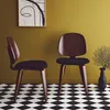 Set 2 sedie in legno e tessuto bouclé, Nero Anteprima dell’immagine prodotto 4