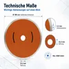 Disco da taglio di ricambio Wiltec Ø 180 mm per Anteprima dell’immagine prodotto 4
