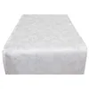 Festlicher Tischläufer Weiss Silber ca 140 x 40 cm Produktbild-Vorschau 1