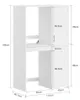 Maßangaben des SoBuy Schranks BZR231-W: 186x110x45 cm, detaillierte Abmessungen Anteprima dell’immagine prodotto