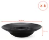Assiette à pâtes en céramique noir mat - set de 6 - Voir les images du produit 2