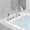 Bateria wannowa 5-otworowa zestaw prysznicowy Nowoczesna Podgląd zdjęcia produktu 3