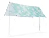 GARVIDA vela parasole - 210 x 175 cm - turchese/bianco Anteprima dell’immagine prodotto 7