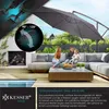 KESSER® Alu Ampelschirm Sonnenschirm + Abdeckung Ø300 cm / Produktbild-Vorschau 4