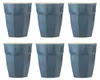 6er Set Cafe Latte Becher Mynte Cornflower blau 200ml Produktbild-Vorschau 1