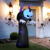 Outsunny 210 cm Dmuchany Duch z Głową Dyni Dekoracja Podgląd zdjęcia produktu 2
