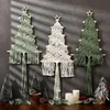 Makramee-Weihnachtsbaum, 3er-Set, dekorative Produktbild-Vorschau 1