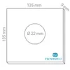 10x Filterwelt® Filter passt für MAICO Lüfter ZF 60/100 Produktbild-Vorschau 4