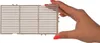 A hand holding a small, grey, slatted filter for an aquarium. Anteprima dell’immagine prodotto