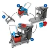 Hypafol Putzwagen Reinigungswagen | 2x5 l + 2x18 l Eimer | Produktbild-Vorschau 7