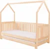 KEF Bett Oli Haus Ebenerdig Doppelbett Kinder – Kinderbett  Produktbild-Vorschau 3