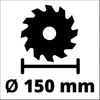 Einhell TE-CS 18/150 Li - Solo 15 cm czarny, czerwony 4200 Podgląd zdjęcia produktu 31