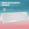 Perixx PERIBOARD-213W DE Kabelgebundene Kompakte USB Produktbild-Vorschau 2
