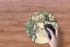 MuchoWow® Mauspad Mousepad Roter Vogel im Bambus 30x30 cm - Produktbild-Vorschau 3