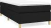 vidaXL Boxspringbettgestell Schwarz 90x200 cm Stoff Produktbild-Vorschau 1