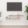 Wisząca Półka Na Tv, Dąb Sonoma, 125X18X23 Cm, Płyta Podgląd zdjęcia produktu 9