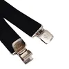 Hosenträger Schwarz 4 cm drei Clips Maisstruktur Produktbild-Vorschau 3