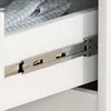 Commode HOMCOM à 4 tiroirs pour le salon, blanc brillant Voir les images du produit 9