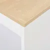 vidaXL Barový stôl s policou biely 110x50x103 cm Náhľad obrázku produktu 4