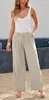 ASKSA Damen Anzughose Elegant High Waist Palazzo Hose Produktbild-Vorschau 5