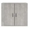 vidaXL Sideboard Betongrau 80x33x70 cm Holzwerkstoff Produktbild-Vorschau 3