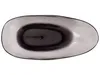 BELIANI Badewanne Schwarz Mineralwerkstoff 169x78 cm Oval Produktbild-Vorschau 7